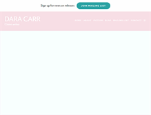 Tablet Screenshot of daracarr.com